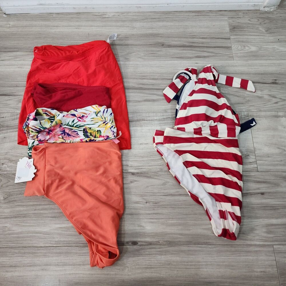 Women's Swiming Top and Bottoms Size 2X Lot of 6